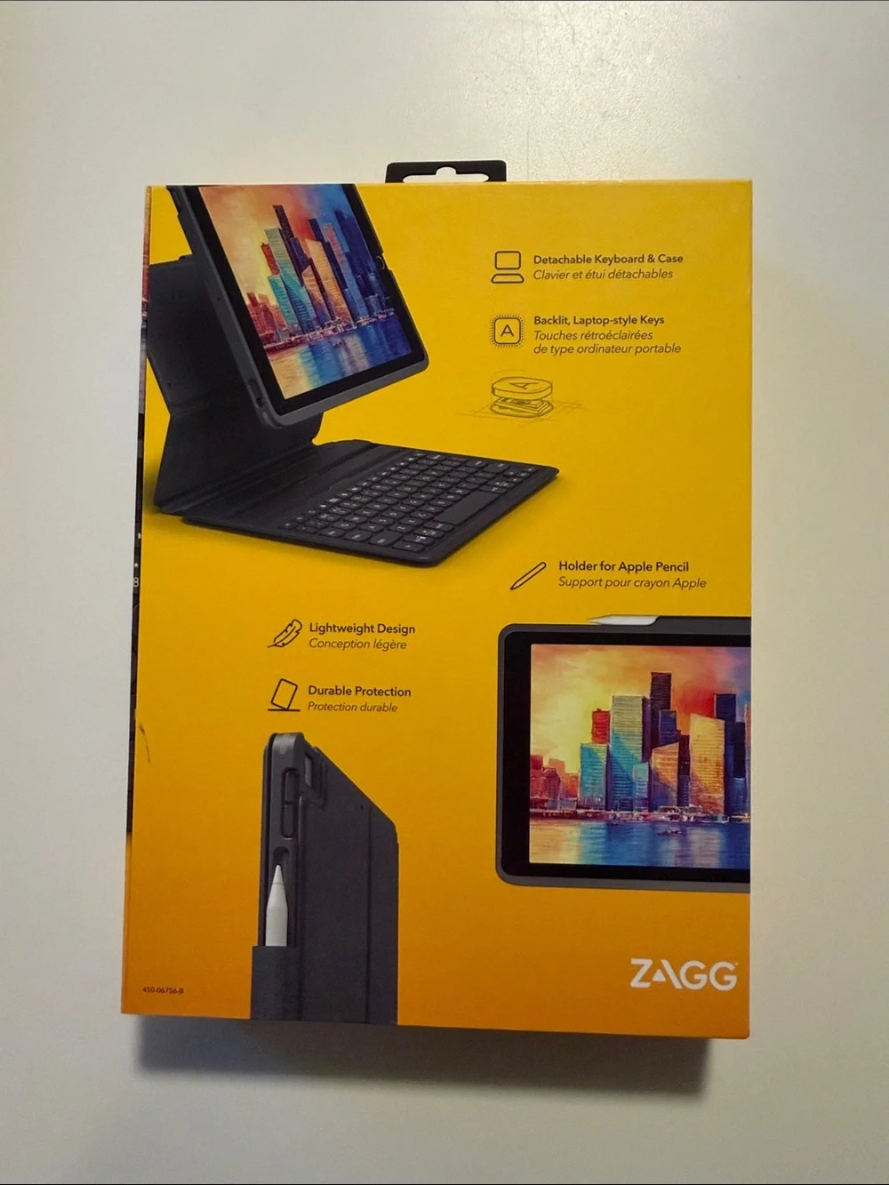 ZAGG Pro Keys Keyboard Case for iPad 9, 8, 7 Generation